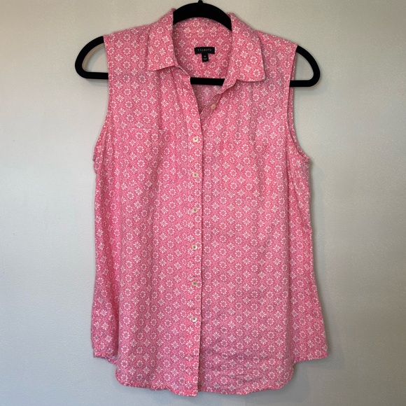 Women’s Talbots Button Down Tank Top - Picture 2 of 5
